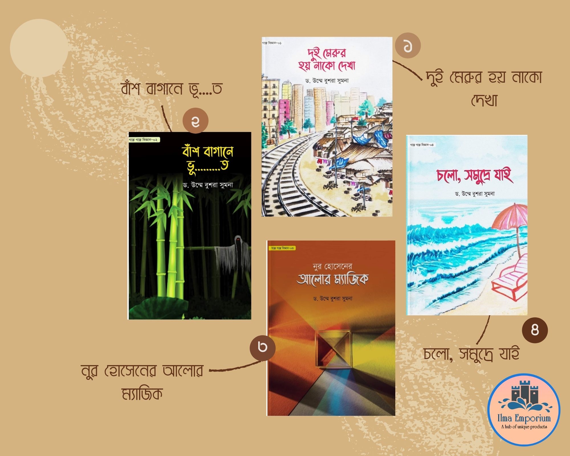 গল্পে গল্পে বিজ্ঞান সিরিজ (১-৪ খণ্ড)