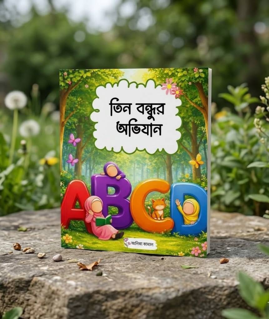 তিন বন্ধুর অভিযান বইয়ের প্রচ্ছদ